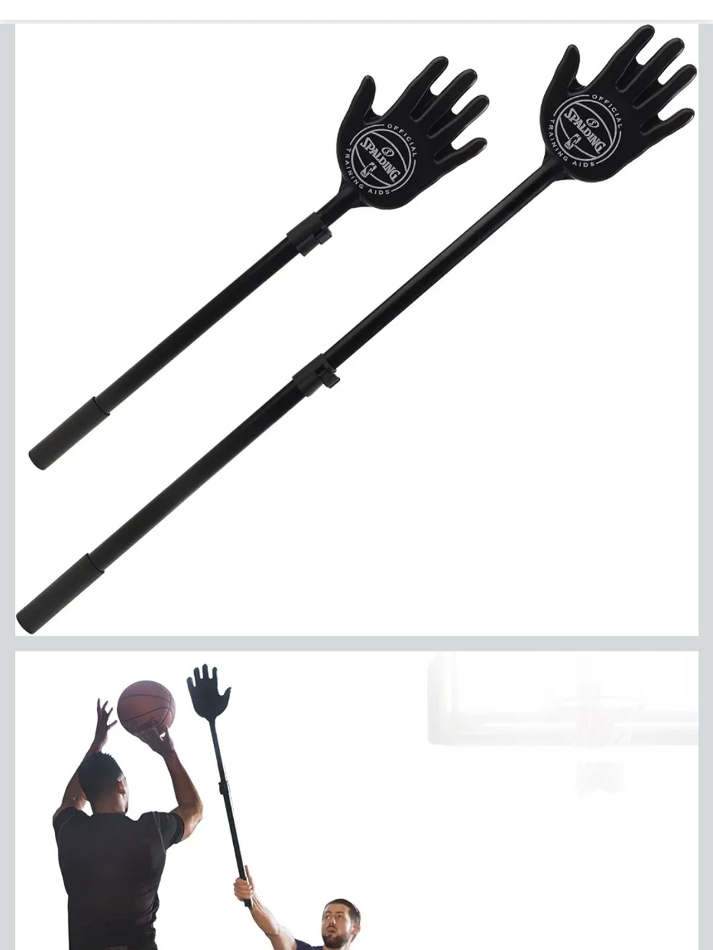 Spalding Black Extendable Hand Grabber - Kids Accessories